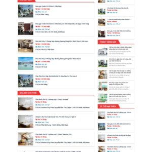 thiết kế web công ty bds