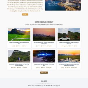 Web bất động sản đẹp